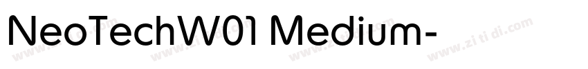 NeoTechW01 Medium字体转换